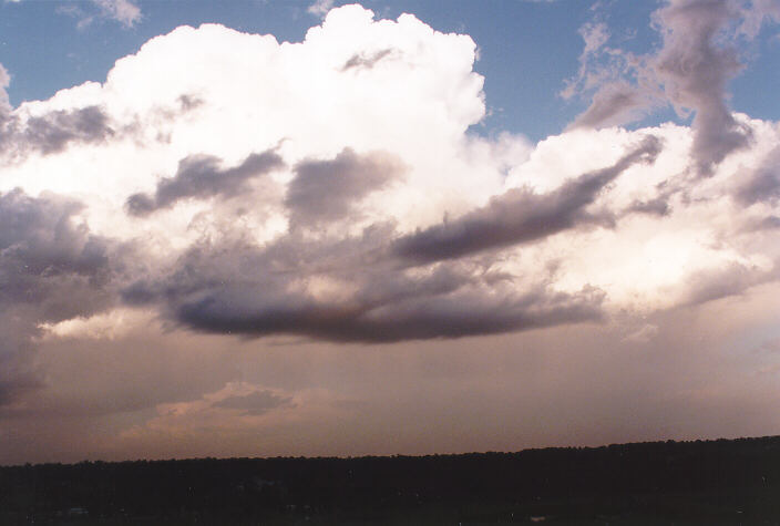 raincascade precipitation_cascade : Schofields, NSW   15 November 1997