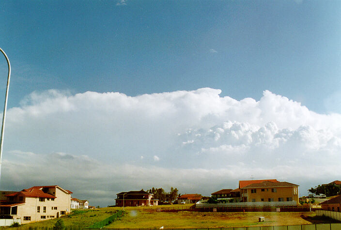 thunderstorm cumulonimbus_incus : Bonnyrigg, NSW   15 November 1997