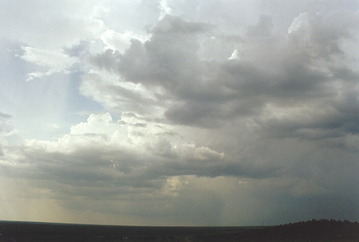 cumulonimbus thunderstorm_base : near Humpty Doo, NT   2 December 1997