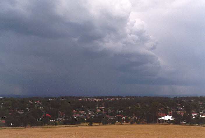 cumulonimbus thunderstorm_base : Rooty Hill, NSW   19 December 1997