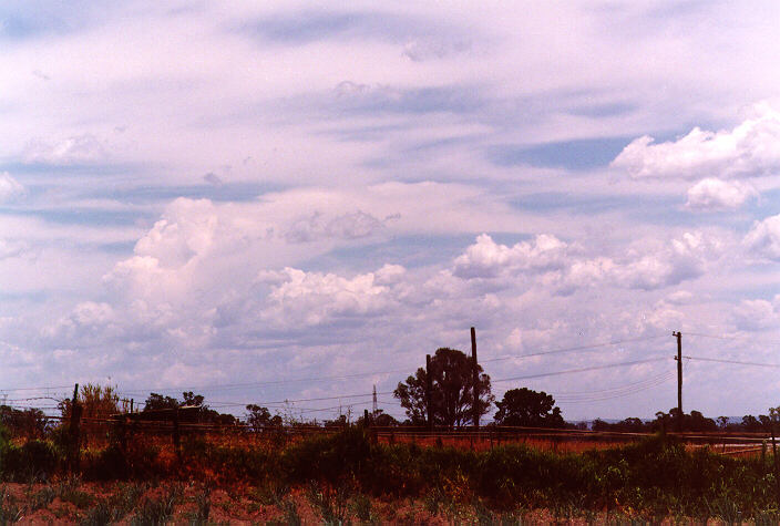 thunderstorm cumulonimbus_incus : Schofields, NSW   21 December 1997