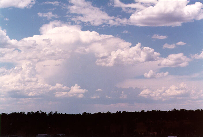 thunderstorm cumulonimbus_incus : Schofields, NSW   21 December 1997