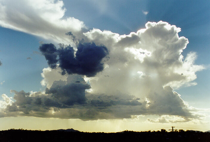 halosundog halo_sundog_crepuscular_rays : Tamworth, NSW   22 December 1997