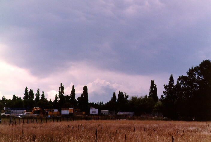 anvil thunderstorm_anvils : Armidale, NSW   19 January 1998