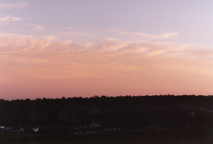 altostratus altostratus_cloud : Schofields, NSW   27 January 1998