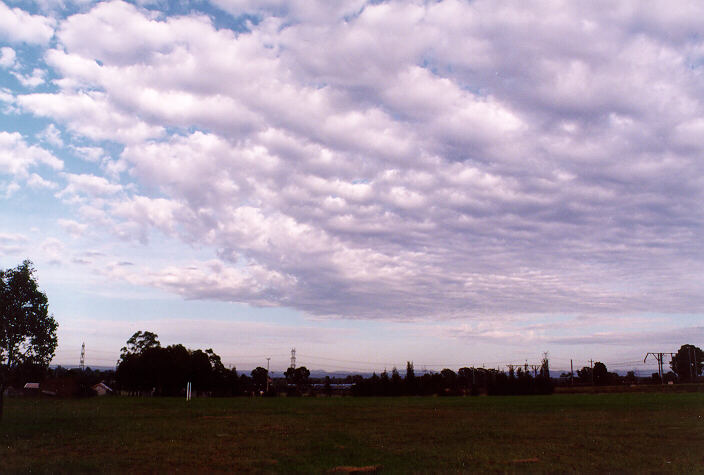 altocumulus castellanus : St Marys, NSW   3 February 1998