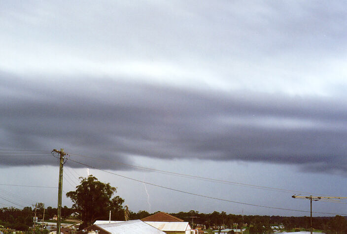 shelfcloud shelf_cloud : Schofields, NSW   4 February 1998