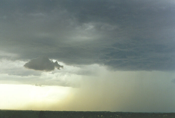 raincascade precipitation_cascade : Rooty Hill, NSW   15 February 1998