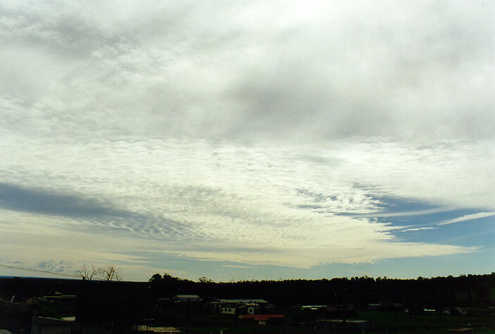 altostratus altostratus_cloud : Schofields, NSW   21 April 1998