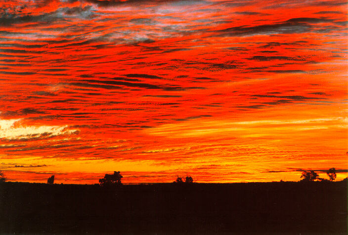 sunset sunset_pictures : Armidale, NSW   26 September 1998