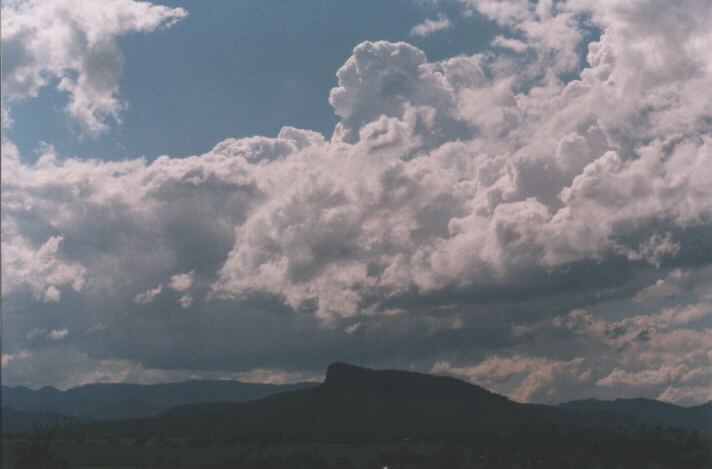 thunderstorm cumulonimbus_calvus : Scone area, NSW   4 October 1998