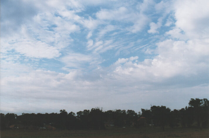 altocumulus altocumulus_cloud : Schofields, NSW   16 December 1998