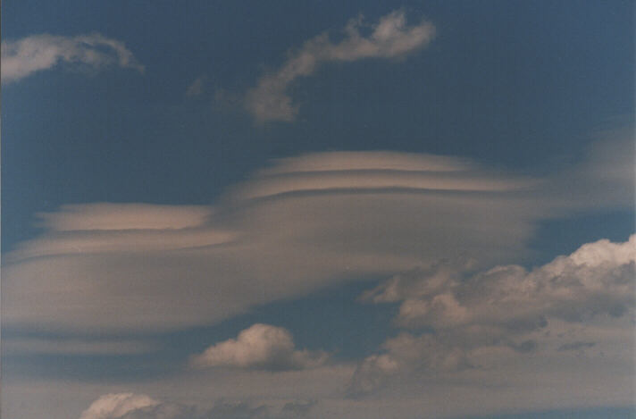 altocumulus lenticularis : Schofields, NSW   29 December 1998