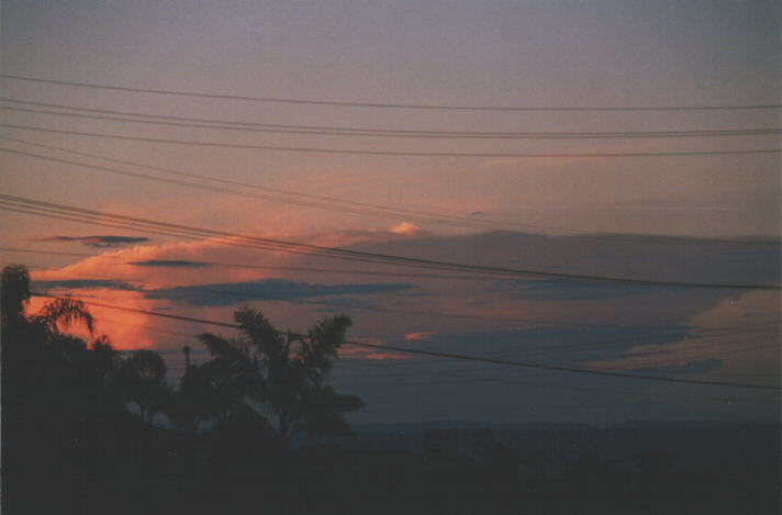 sunset sunset_pictures : Schofields, NSW   3 January 1999