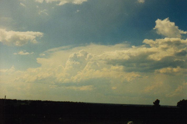 thunderstorm cumulonimbus_incus : Rooty Hill, NSW   4 March 1999