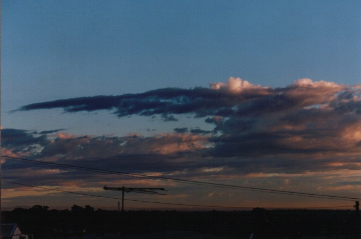 altocumulus castellanus : Schofields, NSW   31 July 1999