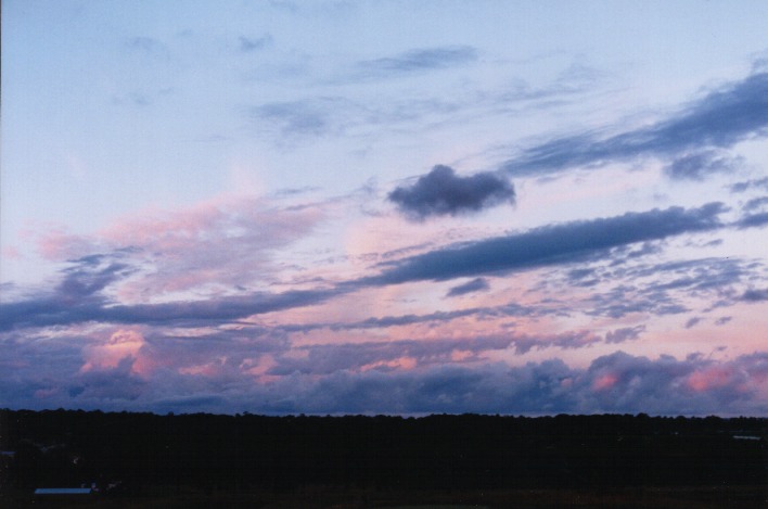 altocumulus castellanus : Schofields, NSW   28 August 1999