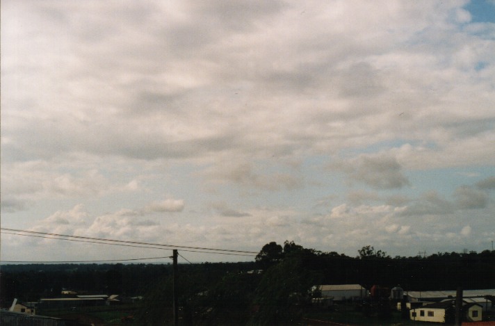 stratocumulus stratocumulus_cloud : Schofields, NSW   28 September 1999