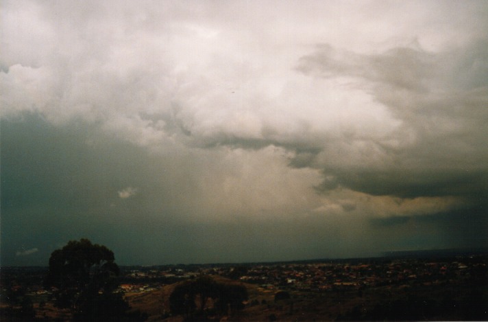 raincascade precipitation_cascade : Horsley Park, NSW   1 October 1999