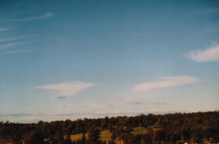 cumulus humilis : Schofields, NSW   25 October 1999