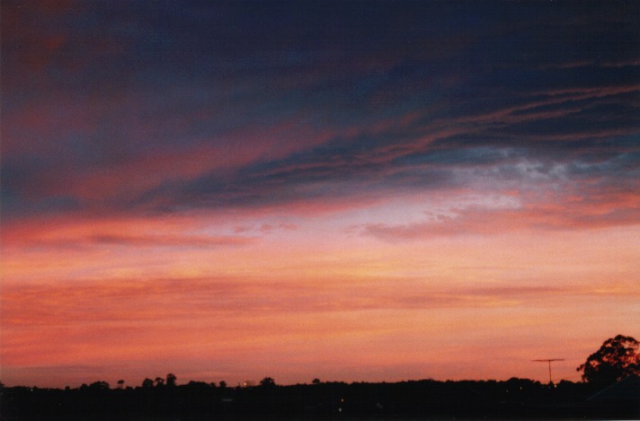 altostratus altostratus_cloud : Schofields, NSW   26 October 1999