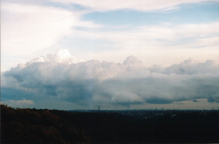 altostratus altostratus_cloud : St Ives, NSW   31 October 1999