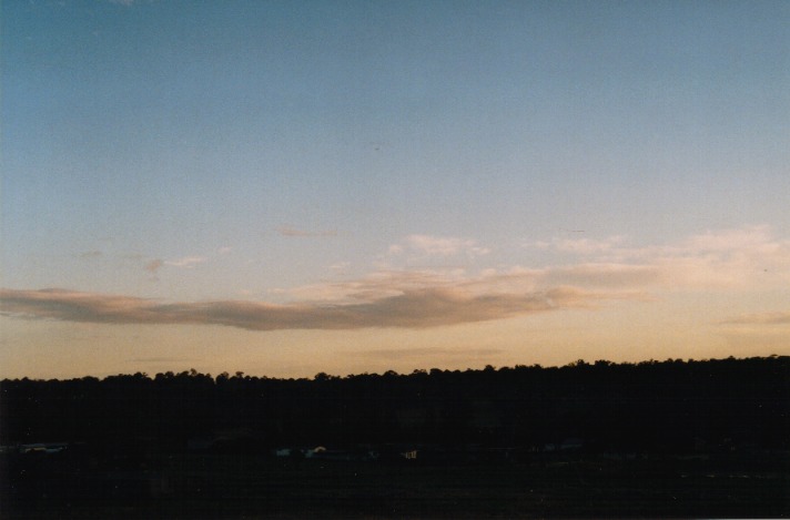altocumulus altocumulus_cloud : Schofields, NSW   10 November 1999