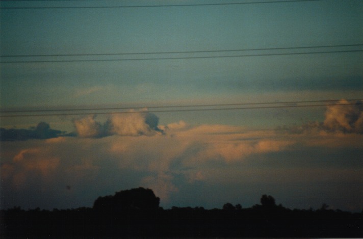 sunset sunset_pictures : near Chinchilla, Qld   24 November 1999