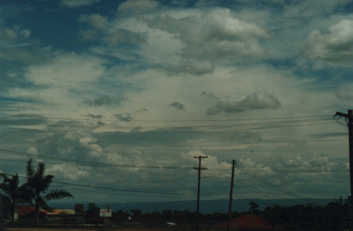 altocumulus altocumulus_cloud : Schofields, NSW   23 December 1999