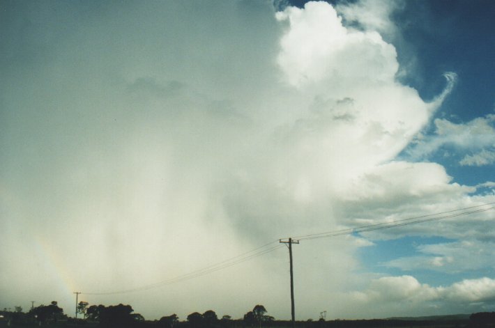 thunderstorm cumulonimbus_incus : Woodburn, NSW   31 December 1999