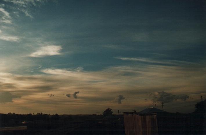 cirrus cirrus_cloud : Schofields, NSW   4 January 2000