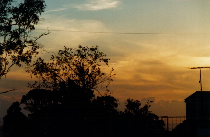 altostratus altostratus_cloud : Schofields, NSW   8 February 2000