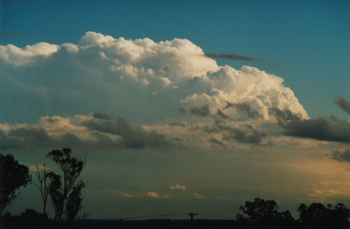 thunderstorm cumulonimbus_incus : Schofields, NSW   9 March 2000