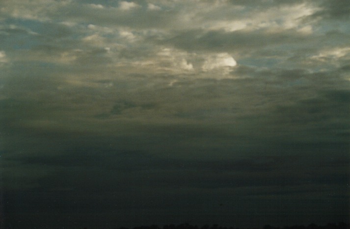 stratocumulus stratocumulus_cloud : Schofields, NSW   13 March 2000