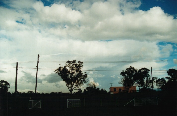 thunderstorm cumulonimbus_incus : Schofields, NSW   29 June 2000