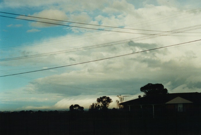 shelfcloud shelf_cloud : Schofields, NSW   29 June 2000