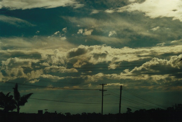 cumulus humilis : Schofields, NSW   7 July 2000