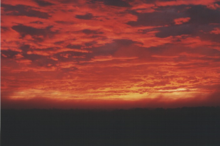 altocumulus altocumulus_cloud : Schofields, NSW   8 August 2000