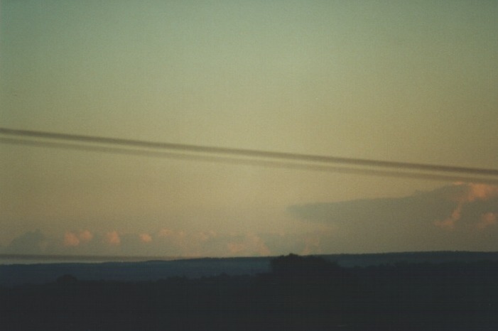 thunderstorm cumulonimbus_calvus : Schofields, NSW   9 August 2000