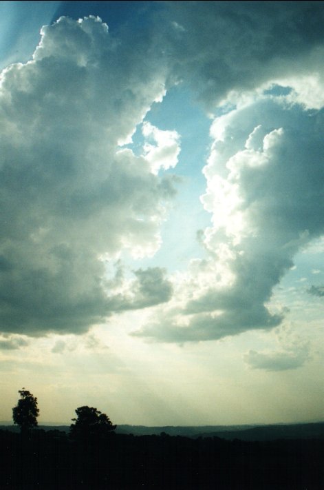 cumulus congestus : Lismore, NSW   27 September 2000