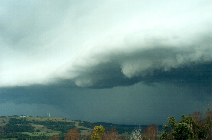 raincascade precipitation_cascade : Meerschaum, NSW   25 October 2000