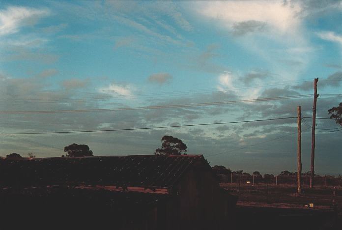 altocumulus castellanus : Schofields, NSW   2 November 2000