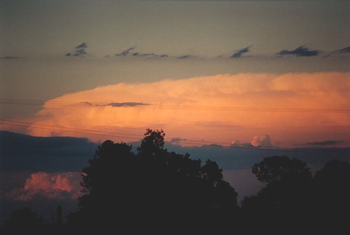 cumulonimbus supercell_thunderstorm : Grafton, NSW   4 November 2000