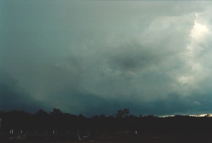 cumulonimbus supercell_thunderstorm : Coffs Harbour, NSW   5 November 2000