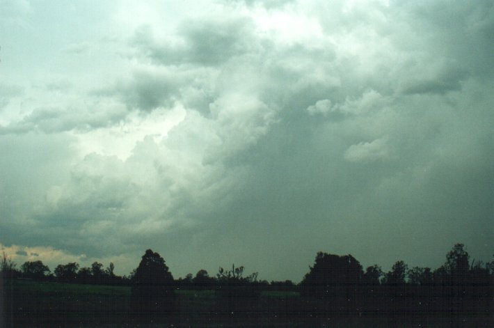 raincascade precipitation_cascade : S of Kyogle, NSW   5 November 2000