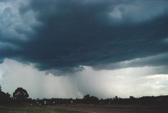 raincascade precipitation_cascade : Mullaley, NSW   28 November 2000