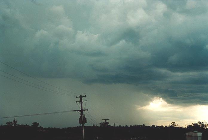 raincascade precipitation_cascade : W of Quirindi, NSW   29 November 2000