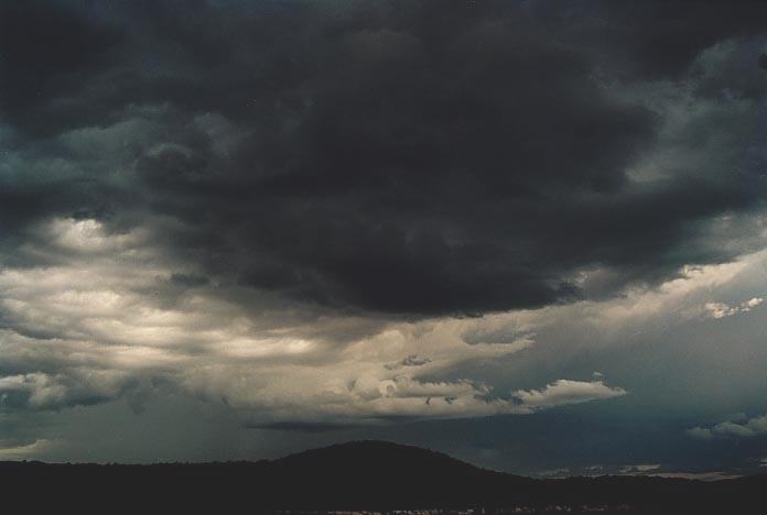 cumulonimbus thunderstorm_base : Copeton Dam, NSW   4 December 2000