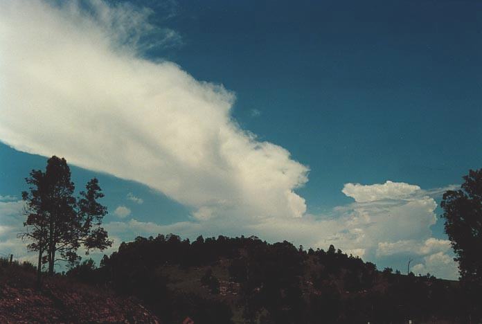 anvil thunderstorm_anvils : Putty Road Howes Valley, NSW   6 December 2000