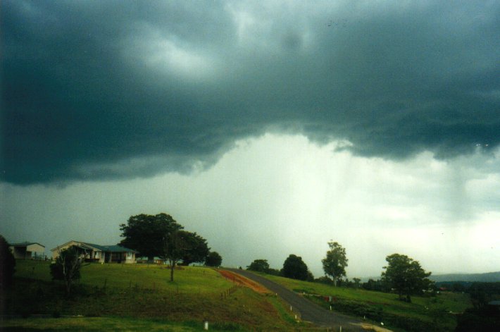 raincascade precipitation_cascade : McLeans Ridges, NSW   27 December 2000